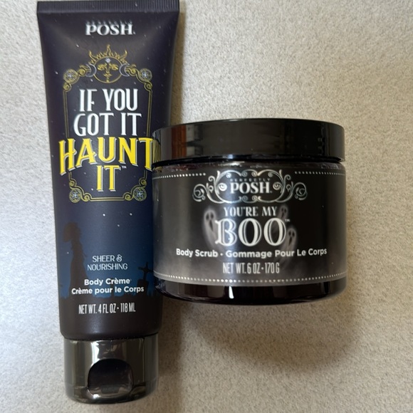 “Spooky Posh” Duo by Perfectly Posh Body creme and body scrub - Picture 3 of 5